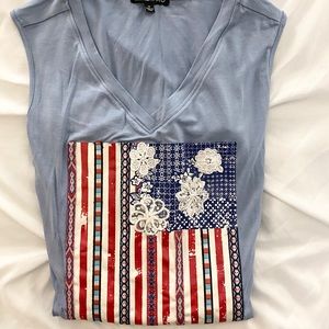 American Flag Tank Top